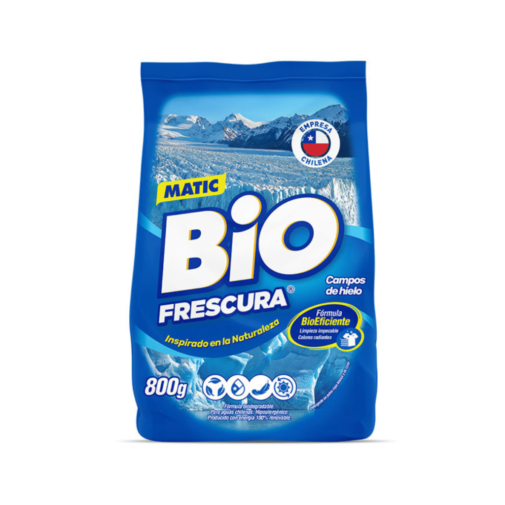 Detergente en Polvo Biofrescura Campos de Hielo 800 g