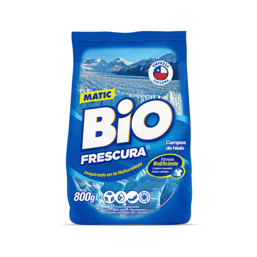 Detergente en Polvo Biofrescura Campos de Hielo 800 g